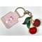 Брелок со стразами «вишня» цвета в ассортименте (KY-1103) - фото 214270