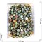 Сердце 15x15 мм из зеленой индийской яшмы - фото 215702
