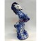 Конь гжель синяя Зодиак 21 см высота - фото 223611