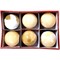 Шарик из медового оникса 5 см 2 дюйма 6 шт/упаковка - фото 223950