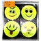 Светоотражающие наклейки (GK-6) смайлики 4-в-1 65 мм 100 листов/упаковка - фото 223978