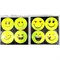 Светоотражающие наклейки (GK-5) смайлики 4-в-1 50 мм 100 листов/упаковка - фото 223980