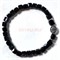 Браслет 8 мм черный с крестиком - фото 224312