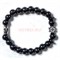 Браслет из гематита 8 мм с крестиком цвет черный - фото 224324