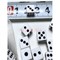 Кубики игральные 7 мм черно-белые 500 шт/упаковка - фото 224660