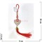 Подвеска мусульманская (G-40) с красными нитками 12 шт/упаковка - фото 225486