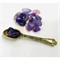 Амулет оберег Ложка аметист денежный кошельковый - фото 225749
