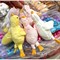 Брелок Гуси цветные мягкая игрушка 12-20 шт/упаковка - фото 227768