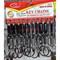 Брелок карабин цвет черный (KS-905) металлический 120 шт/блок - фото 228100