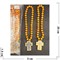Четки деревянные (B406-8) с крестом 12 шт/упаковка - фото 229680