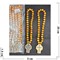 Четки деревянные (B405-7) с крестом 12 шт/упаковка - фото 229682