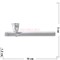 Трубка курительная kit pipe стеклянная прозрачная 10 см - фото 230123