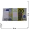 Прикол Пачка денег 200 евро, гигантского размера 13х25 (иммитация) - фото 45517