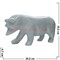 Белый медведь из белого оникса 10,5 см (8 дюймов) - фото 45787
