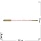 Ершик для кальяна 92 см с деревянной ручкой (20 см длина щетины) - фото 46327