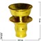 Чашка керамическая золотая 25 мм внутренний диаметр - фото 46746