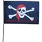 Флаг пиратский 4 размер 40х65 см (12 шт\бл)