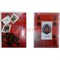 Карты для покера Texas Hold'em красные, цена за 2 упаковки, 80% пластик - фото 48387