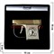 Зажигалка сувенирная газовая Lomai "Пистолет" золотой - фото 48632