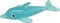 Лизун фосфорецирующий «дельфин» цвета в ассортименте - фото 48673