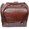 Шкатулка-сумка автомат 3-ярусная коричневая 28*23*30 - фото 49812