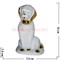Белый фарфор Собака 12 см (60 шт/кор) символ 2018 года - фото 51266