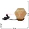 Лампа USB солевая "геометрическая фигура" 10 см высота - фото 51398