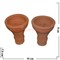 Глиняные чашки для кальяна (Сирия) 60 шт/кор - фото 52335