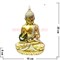 Статуэтка Будда, полистоун 25 см с четками - фото 52695