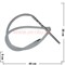 Шланг для кальяна Арт-Кальян (HP-43C) прозрачный силиконовый с алюминиевым мундштуком - фото 53220