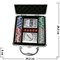 Набор для покера 100 фишек (11,5 гр) в кейсе - фото 53364