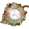 Часы из оникса настенные "Лист" 8 дюймов - фото 53662