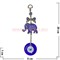Амулет «слон со стразами + сглаз 50 мм» - фото 54108