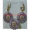 Набор серьги и кольцо "Сицилия" под светлый аметист размер 17-20 - фото 55041