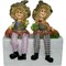 Фигурка с ножками (KL-309) мальчик и девочка с черепахами цена за пару (60 шт/кор) - фото 55166