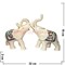 Нецке, Белая кость, 2 слона с поднятыми хоботами, цена за пару - фото 55323