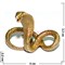 Змея символ 2013 года из бронзы 3,3 см - фото 55914