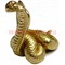 Змея символ 2013 года из бронзы 3 см - фото 55925