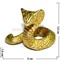Змея-мини символ 2013 года из бронзы 1,5 см - фото 55930