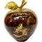 Яблоко из черного оникса 3 дюйма 8,5 см - фото 56694