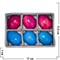 Яйца из оникса крашеные 6 см цветные 6 шт/упаковка - фото 56709