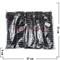 Резинка для волос "пружинка" (D-29) черная 5 см 100 шт/упаковка - фото 57453