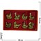 Набор 8 шт Петухи под бронзу большие символ 2017 года - фото 57465