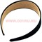 Ободок для волос (AL-78) широкий черный цена за упаковку 12 шт - фото 58080