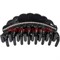 Заколка для волос (NA-N38) черная со стразами, цена за 12 шт - фото 58151