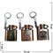 Зажигалка-брелок газовая с кремнем с российскими символами - фото 58850