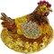 Шкатулка со стразами Курица с яйцами (5379) - фото 59740