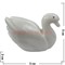 Лебедь из белого оникса 5 см (2 дюйма) - фото 59748