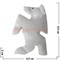 Лошадка из белого оникса 2014 символ года 2,5" (6,5 см) - фото 59898
