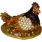 Шкатулка со стразами Курица с яйцами (652) - фото 59915